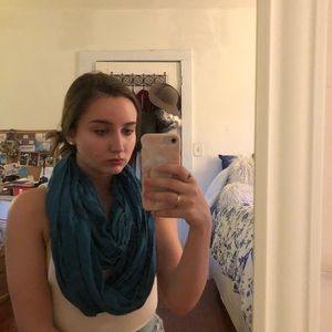 Dark midnight blue scarf